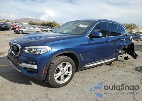 2020 BMW X3 Sdrive30I z USA, uszkodzony, nr VIN 5UXTY3C00L9C68115